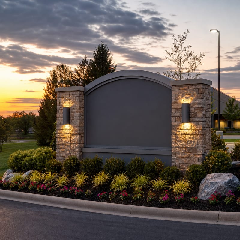 Sign rebranding and refurbishing project in Omaha Nebraska